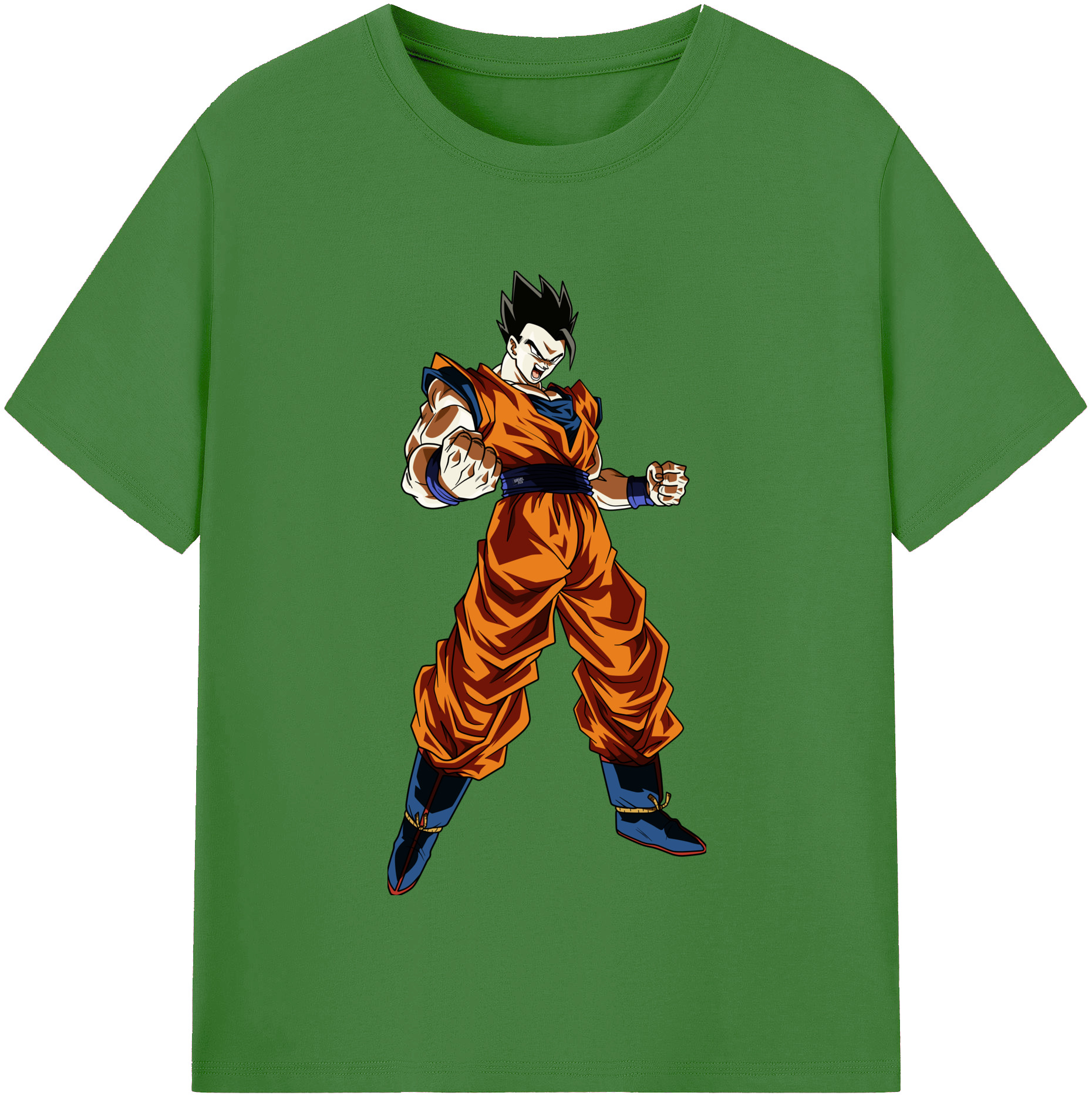 （画像用） ドラゴンボール 孫 悟飯（そんごはん）DRAGON BALL Son Gohan レディースカジュアルプリントTシャツ（綿100％）